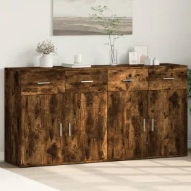 Sideboards 2 Stück, Holzwerkstoff, geräucherte Eiche, 79 x 38 x 80 cm von vidaXL, Sideboards - Ref: Foro24-3276620, Preis: 19...