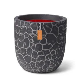 Capi Anthracite gray Clay oval planter 43x41 cm by Capi, Pots and planters - Ref: Foro24-429062, Price: 76,96 €, Discount: %