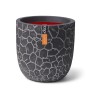 Capi Anthracite gray Clay oval planter 43x41 cm by Capi, Pots and planters - Ref: Foro24-429062, Price: 73,83 €, Discount: %