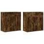Sideboards 2 pcs engineered wood smoked oak 79x38x80 cm by vidaXL, Sideboards - Ref: Foro24-3276620, Price: 195,15 €, Discoun...