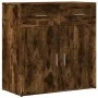 Sideboards 2 pcs engineered wood smoked oak 79x38x80 cm by vidaXL, Sideboards - Ref: Foro24-3276620, Price: 195,15 €, Discoun...