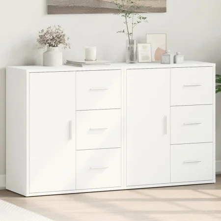 Sideboard aus Holzwerkstoff, 2 Stück, weiß, 60 x 31 x 70 cm von vidaXL, Sideboards - Ref: Foro24-3276553, Preis: 160,62 €, Ra...