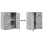 Engineered wood sideboard 2 pcs Sonoma gray 60x31x70 cm by vidaXL, Sideboards - Ref: Foro24-3276558, Price: 160,75 €, Discoun...
