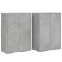 Sideboards 2 pcs concrete gray engineered wood 60x31x84 cm by vidaXL, Sideboards - Ref: Foro24-3276570, Price: 127,79 €, Disc...