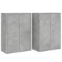 Sideboards 2 Stück betongraues Holzwerkstoff 60x31x84 cm von vidaXL, Sideboards - Ref: Foro24-3276570, Preis: 129,66 €, Rabat...