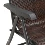 Klappbare Gartenstühle 4 Einheiten braunes synthetisches Rattan von vidaXL, Gartenstühle - Ref: Foro24-3270608, Preis: 294,32...