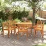 Gartenstühle 6 Stück aus massivem Akazienholz 59x55x85 cm von vidaXL, Gartenstühle - Ref: Foro24-3216304, Preis: 357,00 €, Ra...