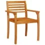Sillas de jardín 6 uds madera maciza de acacia 59x55x85 cm de vidaXL, Sillas de jardín - Ref: Foro24-3216304, Precio: 359,14 ...