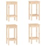 5-teiliges Bar-Set aus massivem Kiefernholz von vidaXL, Möbelsets für Küchen und Esszimmer - Ref: Foro24-3124737, Preis: 279,...