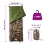 Saco de dormir de camping para adultos 3 estaciones de vidaXL, Sacos de dormir - Ref: Foro24-94461, Precio: 27,44 €, Descuent...
