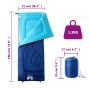 Camping-Schlafsack für Erwachsene, 3 Jahreszeiten von vidaXL, Schlafsack - Ref: Foro24-94463, Preis: 27,67 €, Rabatt: %