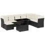 8-piece garden sofa set and black synthetic rattan cushions by vidaXL, Garden sets - Ref: Foro24-3266786, Price: 558,32 €, Di...