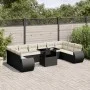 11-piece garden sofa set and black synthetic rattan cushions by vidaXL, Garden sets - Ref: Foro24-3268776, Price: 776,24 €, D...