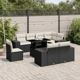 8-piece garden sofa set and black synthetic rattan cushions by vidaXL, Garden sets - Ref: Foro24-3269296, Price: 652,52 €, Di...