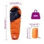 Saco de dormir tipo momia de camping para adultos 3 estaciones de vidaXL, Sacos de dormir - Ref: Foro24-94480, Precio: 31,94 ...