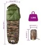 Saco de dormir tipo momia de camping para adultos 3 estaciones de vidaXL, Sacos de dormir - Ref: Foro24-94513, Precio: 35,05 ...