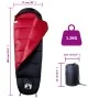 Saco de dormir tipo momia de camping para adultos 3 estaciones de vidaXL, Sacos de dormir - Ref: Foro24-94518, Precio: 32,54 ...