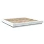 White engineered wood bed frame with LED 180x200 cm by vidaXL, Beds and slatted bases - Ref: Foro24-3281077, Price: 198,03 €,...