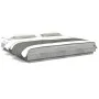 Bed frame with LED lights concrete gray wood 180x200 cm by vidaXL, Beds and slatted bases - Ref: Foro24-3281080, Price: 199,6...
