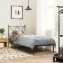 Estructura de cama con cabecero metal negro 80x200 cm | Foro24.es | Tu tienda online para hogar, jardín y más Foro24.es