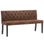 Kunstleder-Sofa in Braun, 148,5 cm von vidaXL, Bänke für Hallen und Lager - Ref: Foro24-288571, Preis: 272,01 €, Rabatt: %