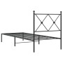 Estructura de cama con cabecero metal negro 80x200 cm | Foro24.es | Tu tienda online para hogar, jardín y más Foro24.es