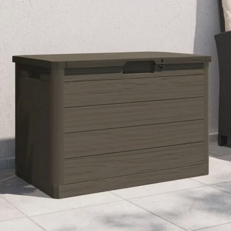 Truhe für braune Polypropylen-Kissen 77,5 x 44,5 x 53 cm von vidaXL, Aufbewahrungsboxen für den Außenbereich - Ref: Foro24-36...