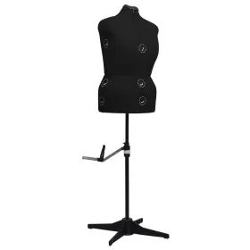Adjustable tailor mannequin woman black size L 44-50 by vidaXL, Gallants at night - Ref: Foro24-288491, Price: 213,99 €, Disc...