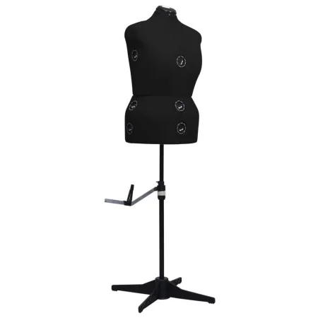Adjustable tailor mannequin woman black size L 44-50 by vidaXL, Gallants at night - Ref: Foro24-288491, Price: 213,99 €, Disc...