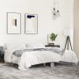 Estructura cama madera ingeniería metal gris Sonoma 160x200 cm de vidaXL, Camas y somieres - Ref: Foro24-3280230, Precio: 128...
