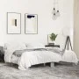 Sonoma gray metal engineered wood bed frame 160x200 cm by vidaXL, Beds and slatted bases - Ref: Foro24-3280230, Price: 126,93...
