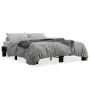 Estructura de cama madera de ingeniería y metal negro 150x200cm de vidaXL, Camas y somieres - Ref: Foro24-3280232, Precio: 12...