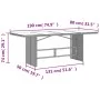 Garden dining set 7 pieces and light gray synthetic rattan cushions by vidaXL, Garden sets - Ref: Foro24-3262795, Price: 830,...