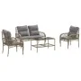 Garden sofa set with cushions 4 pieces beige synthetic rattan by vidaXL, Garden sets - Ref: Foro24-368731, Price: 356,35 €, D...