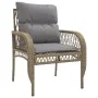 Gartensofa-Set mit Kissen, 4-teilig, beiges synthetisches Rattan von vidaXL, Gartensets - Ref: Foro24-368731, Preis: 356,30 €...
