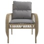 Garden sofa set with cushions 4 pieces beige synthetic rattan by vidaXL, Garden sets - Ref: Foro24-368731, Price: 252,61 €, D...
