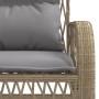Gartensofa-Set mit Kissen, 4-teilig, beiges synthetisches Rattan von vidaXL, Gartensets - Ref: Foro24-368731, Preis: 252,61 €...