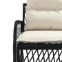 2-piece garden sofa set and black synthetic rattan cushions by vidaXL, Garden sets - Ref: Foro24-368733, Price: 380,68 €, Dis...