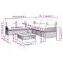 2-piece garden sofa set and black synthetic rattan cushions by vidaXL, Garden sets - Ref: Foro24-368733, Price: 380,68 €, Dis...