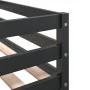 Bunk bed with curtains solid blue pine wood 90x200 cm by vidaXL, Beds and slatted bases - Ref: Foro24-3283935, Price: 290,09 ...