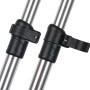 Postes de soporte de toldos bimini para barcos 2 uds aluminio