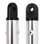 Postes de soporte de toldos bimini para barcos 2 uds aluminio