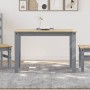 Mesa de comedor Panama madera maciza de pino gris 117x60x75 cm de vidaXL, Mesas de cocina y de comedor - Ref: Foro24-4005703,...