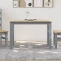 Mesa de comedor Panama madera maciza de pino gris 117x60x75 cm de vidaXL, Mesas de cocina y de comedor - Ref: Foro24-4005703,...