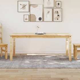 Corona dining table solid pine wood 180x90x75 cm by vidaXL, Kitchen and dining tables - Ref: Foro24-4005720, Price: 226,51 €,...