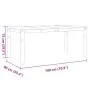 Corona Esstisch aus massivem Kiefernholz 180x90x75 cm von vidaXL, Küchen- und Esstische - Ref: Foro24-4005720, Preis: 226,51 ...