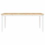 Corona Esstisch aus massivem weißem Kiefernholz 180x90x75 cm von vidaXL, Küchen- und Esstische - Ref: Foro24-4005722, Preis: ...