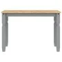 Corona Esstisch aus massivem grauem Kiefernholz 112x60x75 cm von vidaXL, Küchen- und Esstische - Ref: Foro24-4005715, Preis: ...