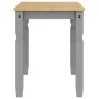 Corona Esstisch aus massivem grauem Kiefernholz 112x60x75 cm von vidaXL, Küchen- und Esstische - Ref: Foro24-4005715, Preis: ...