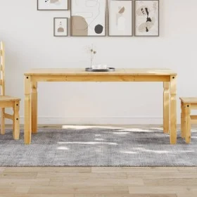 Corona dining table solid pine wood 160x80x75 cm by vidaXL, Kitchen and dining tables - Ref: Foro24-4005717, Price: 192,01 €,...